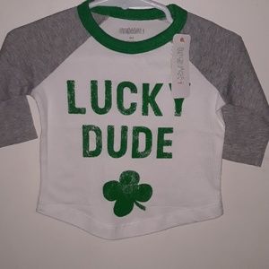 Baby boys st Patrick's day shirt